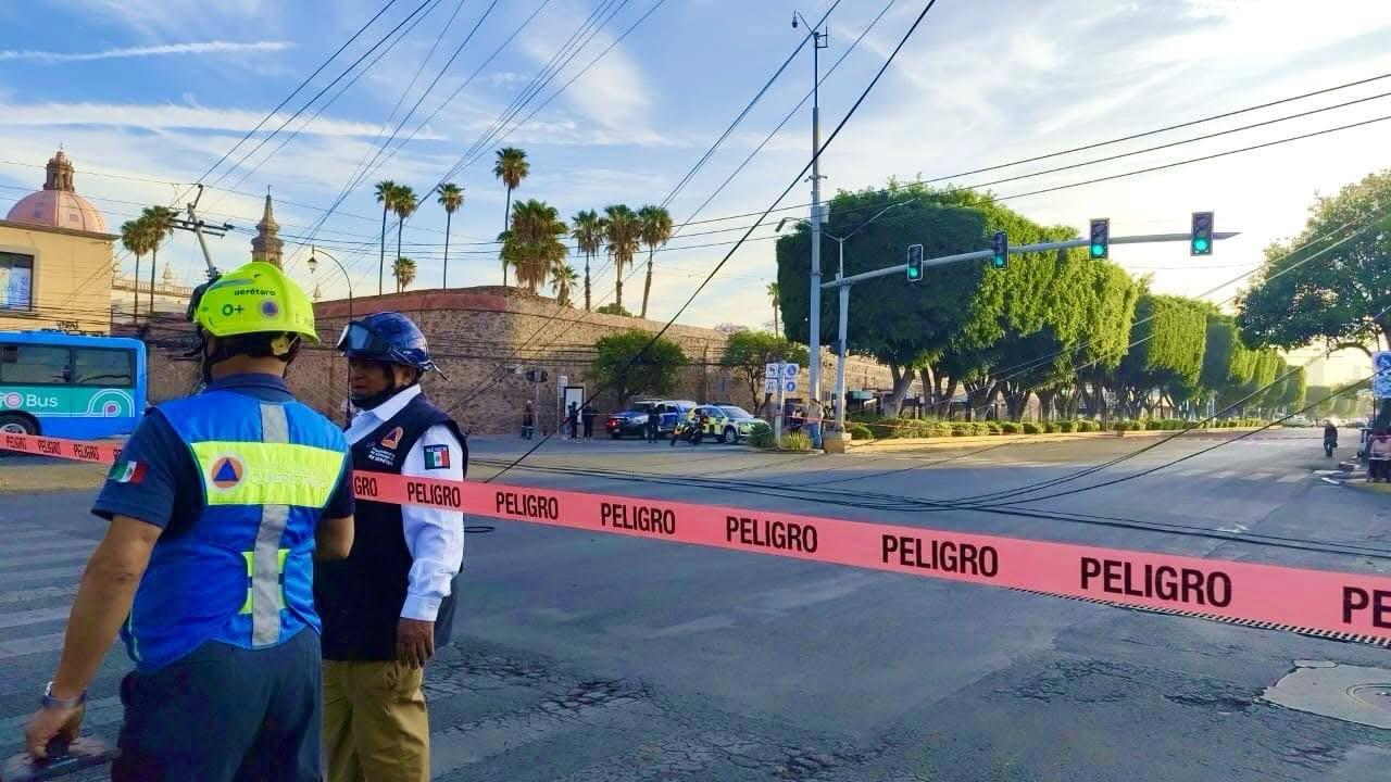 🚧 Cierres viales en el Centro Histórico de Querétaro por accidente de ...