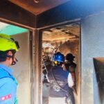 Cortocircuito provoca incendio en la colonia Insurgentes; no hubo lesionados.