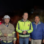 Chepe Guerrero supervisa zonas afectadas por lluvias y fuertes vientos.