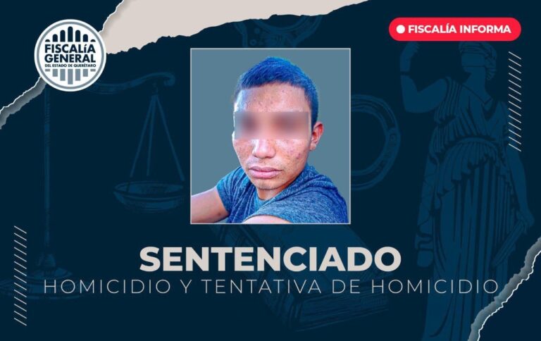 FGE obtiene sentencia de más de 31 años de prisión por homicidio calificado y tentativa de homicidio.