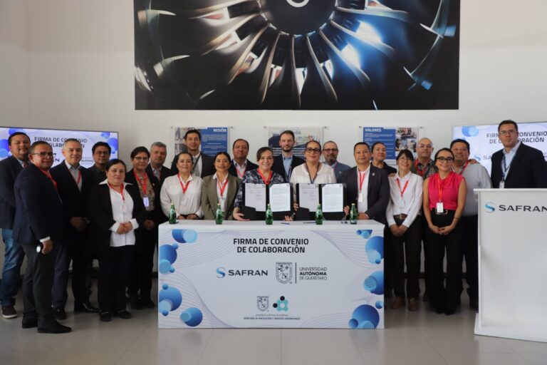 UAQ y Safran impulsan alianza aeroespacial