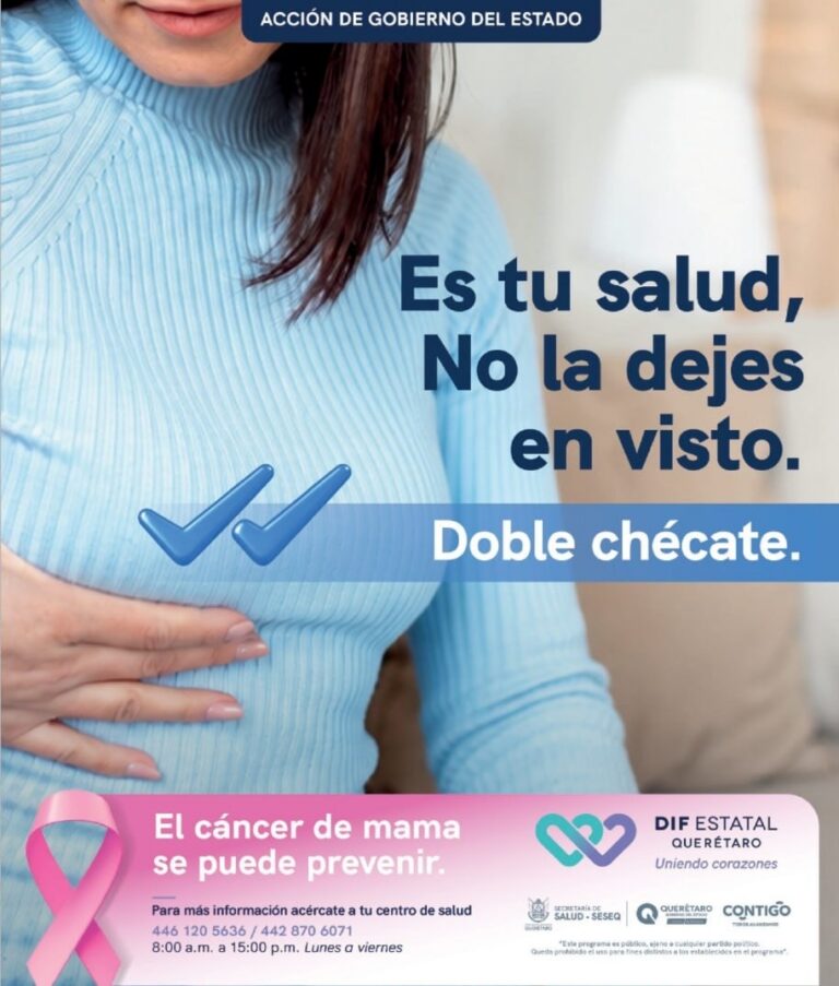 Exhorta SESA a las mujeres a realizarse estudios para la detección oportuna del cáncer de mama